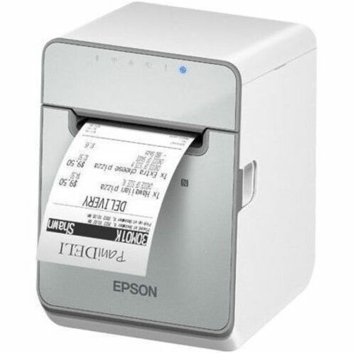 Epson TM-L100-801 Mobile, POS System, Hospitality Direct Thermal Printer - Monochrome - Wall Mount - Label/Receipt Print - Fast Ethernet - USB - Serial - With Cutter - Space Gray - Soundz Store AUSTRALIA
