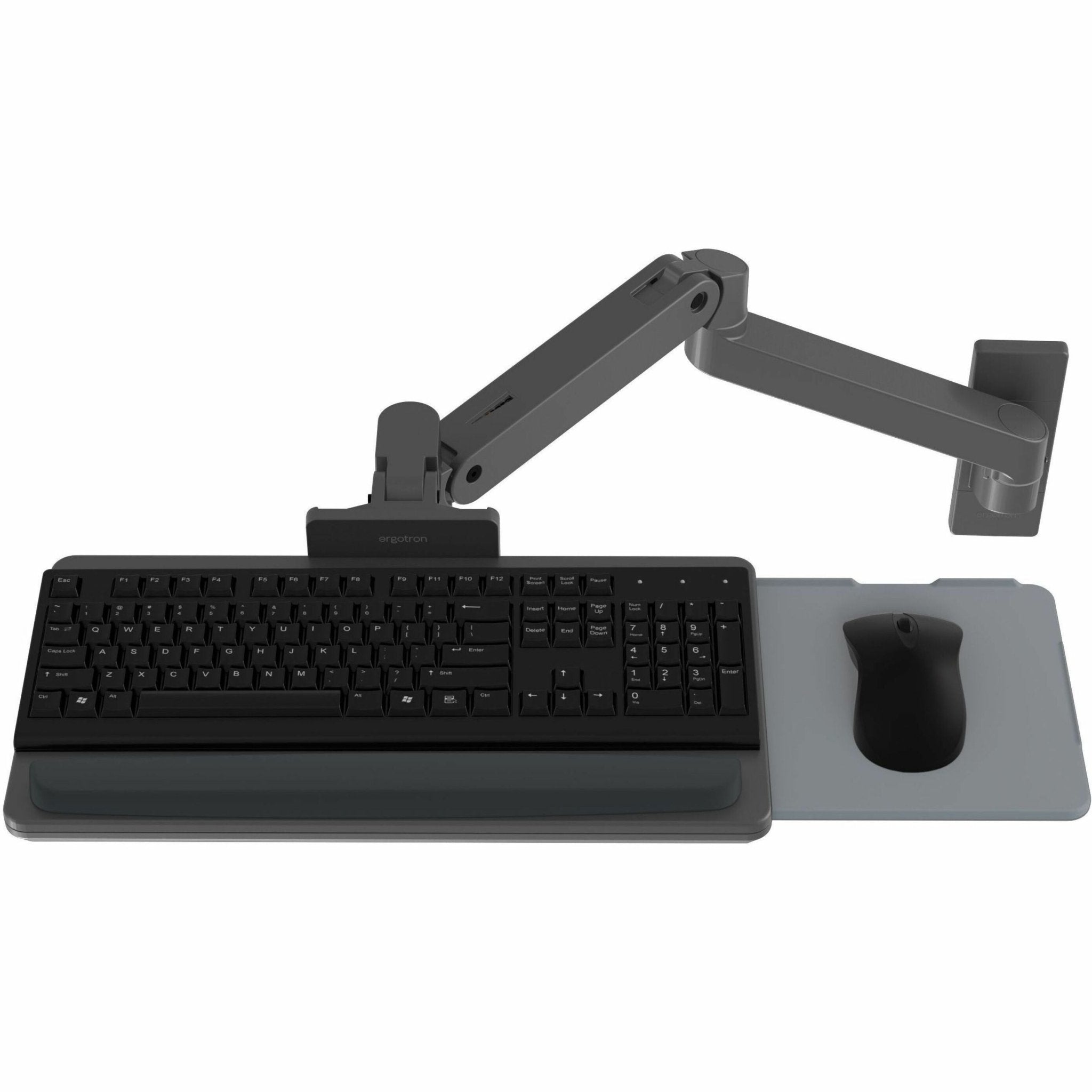 Ergotron Mounting Arm for Keyboard - Dark Grey - Soundz Store AUSTRALIA