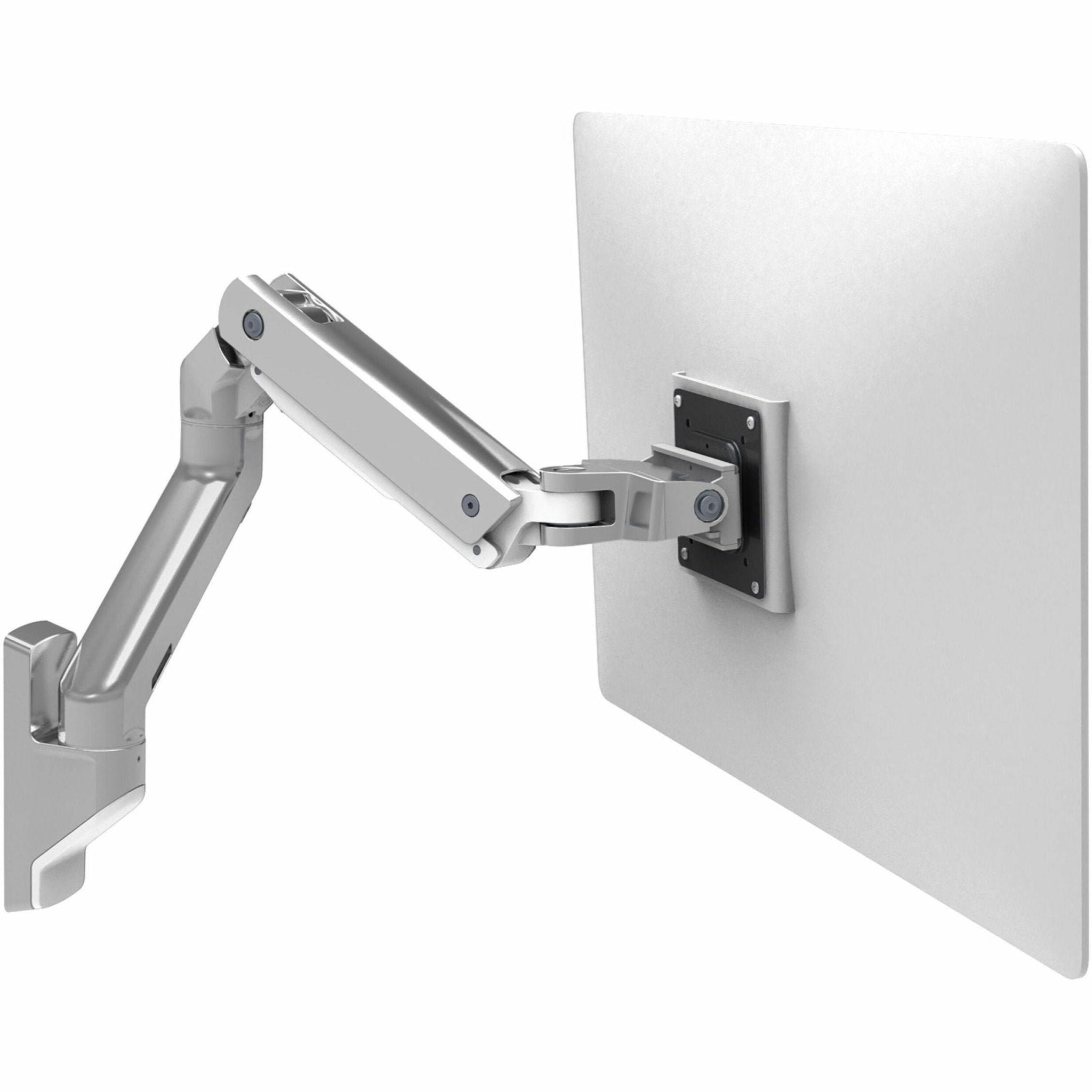 Ergotron Mounting Arm for Monitor, Display, Curved Screen Display - Polished Aluminum - Landscape/Portrait - Soundz Store AUSTRALIA