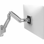 Ergotron Mounting Arm for Monitor, Display, Curved Screen Display - Polished Aluminum - Landscape/Portrait - Soundz Store AUSTRALIA