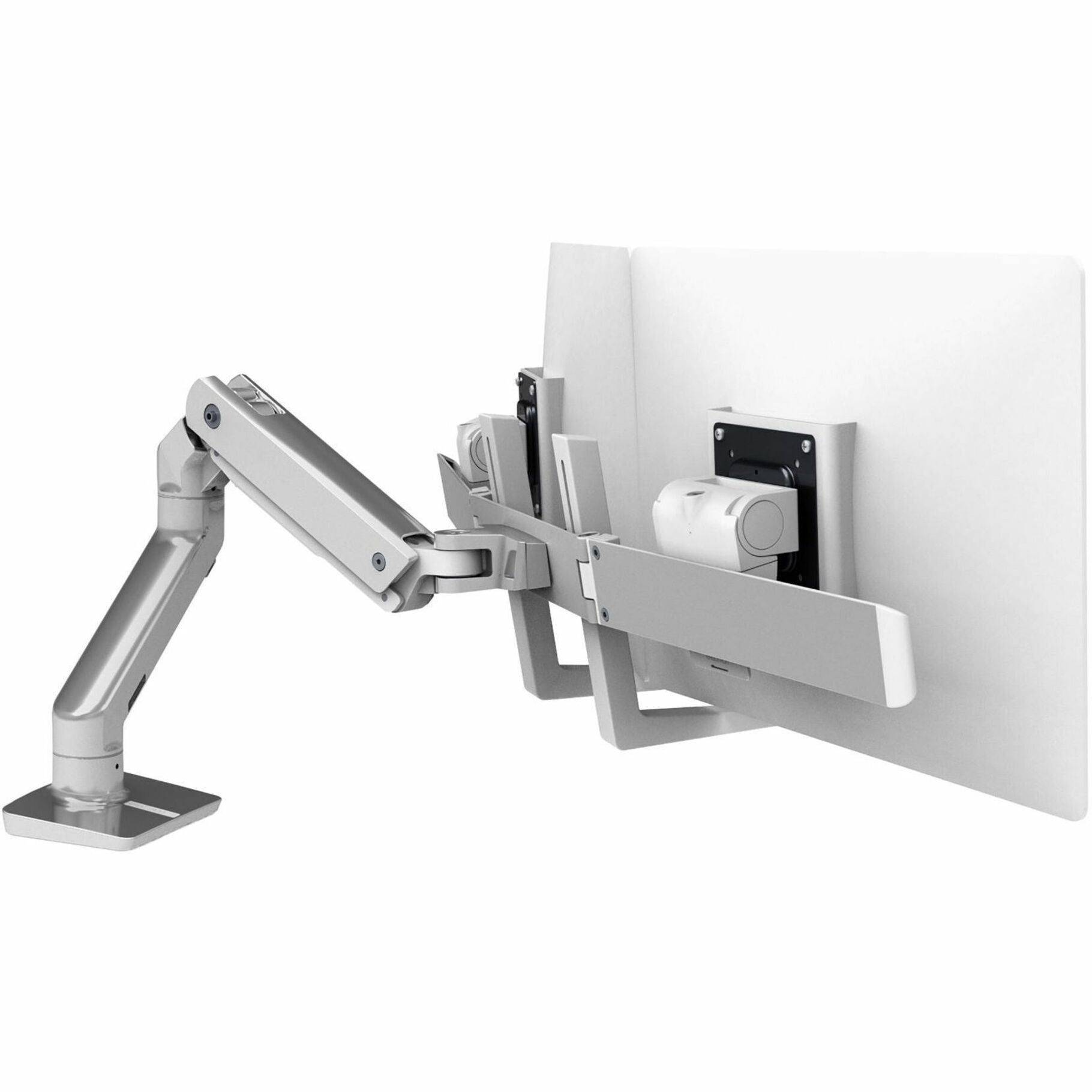 Ergotron Mounting Arm for Monitor, Display Screen, LCD Display - Polished Aluminum - Landscape/Portrait - Soundz Store AUSTRALIA
