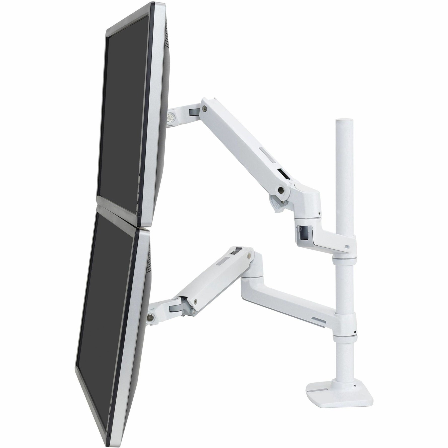 Ergotron Mounting Arm for Monitor, Display Screen, LCD Display, TV - White - Soundz Store AUSTRALIA