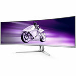 Evnia 49M2C8900 49' Class Dual Quad HD (DQHD) Curved Screen Gaming OLED Monitor - 32:9 - Textured White - Soundz Store AUSTRALIA