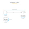 StarTech.com 2-to-1 RJ45 Splitter Cable Adapter - F/M