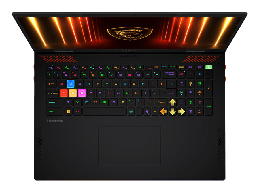 MSI Raider 18 HX AI A2XWJG-243AU Intel Core Ultra 9 285HX Laptop 45.7 cm (18") UHD+ 64 GB DDR5-SDRAM 4 TB SSD NVIDIA GeForce RTX 5090 Wi-Fi 7 (802.11be) Windows 11 Pro Black