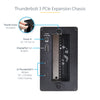 StarTech.com Thunderbolt 3 PCIe Expansion Chassis, External Enclosure with One PCI Express Slot, PCIe Box for Laptops/Desktops/All-In-Ones, 5K/4K Output Via TB3/DP Ports, TAA Compliant