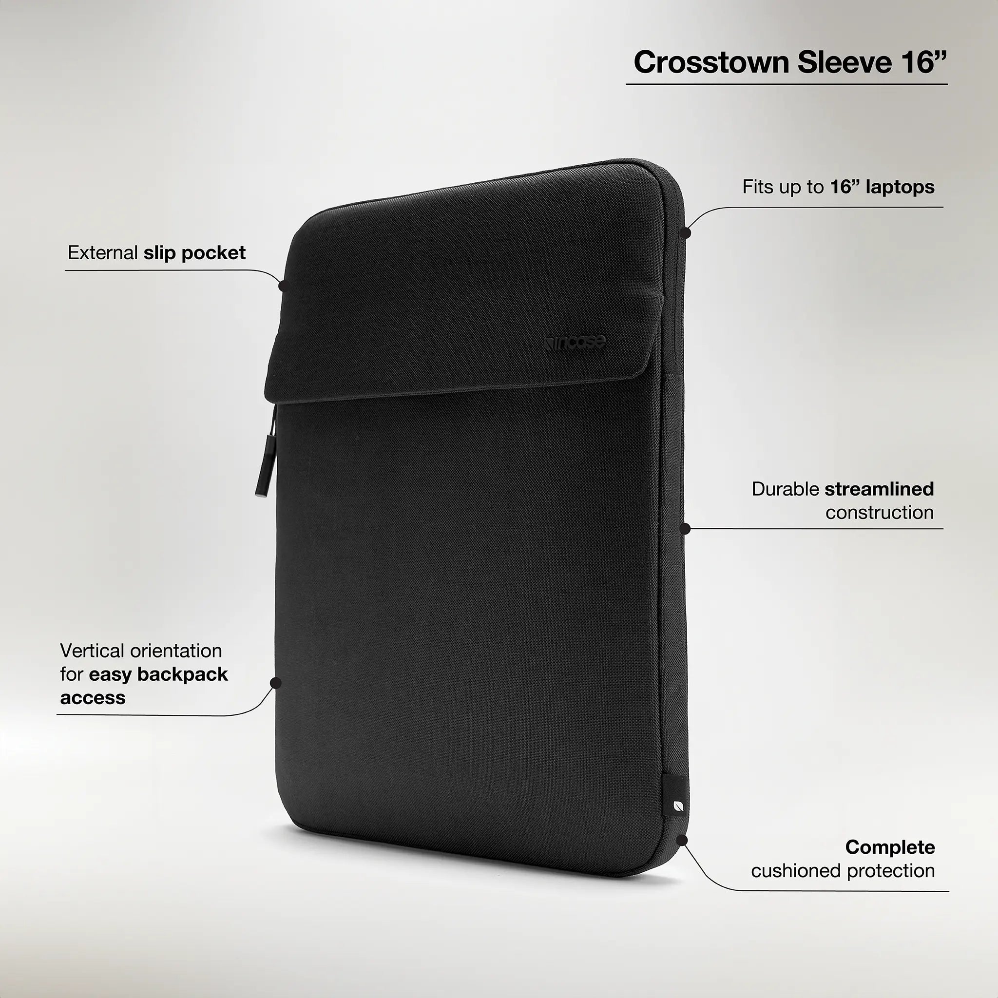 Incase Crosstown Sleeve with Woolenex for 16-inch Laptop