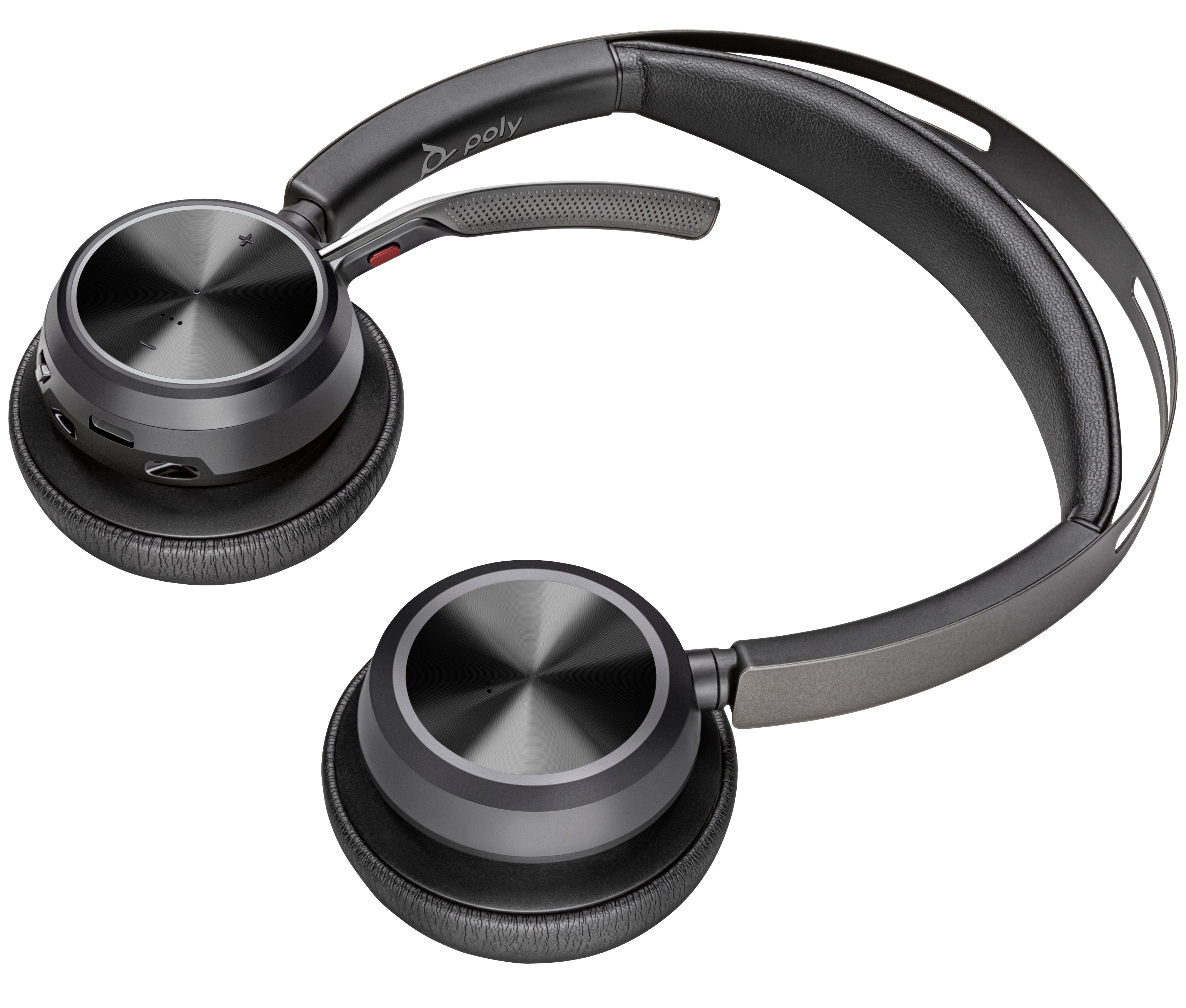 Poly Voyager Focus 2 USB-C-C Headset +USB-C/A Adapter +Charging Stand
