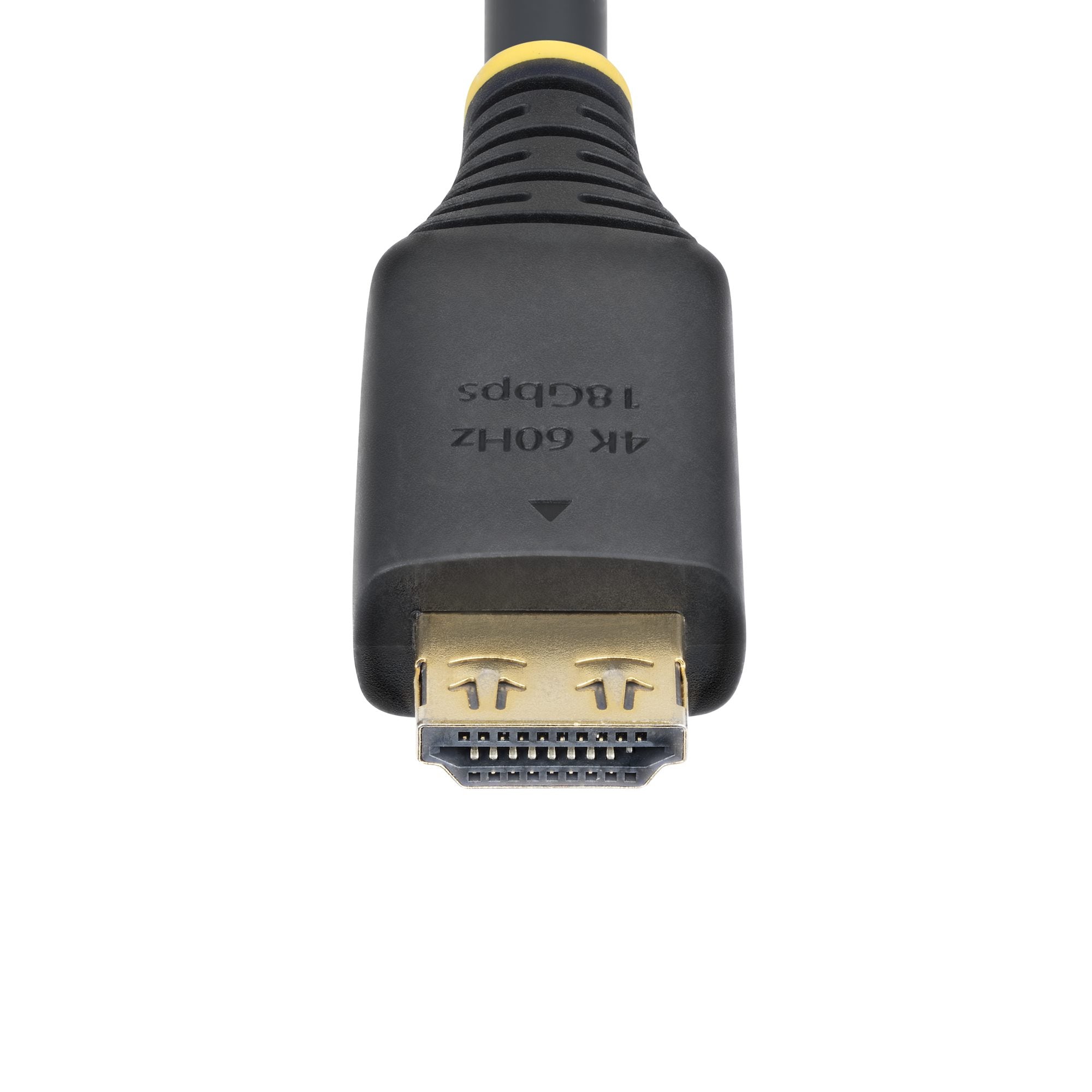 StarTech.com 15ft (4.5m) High Speed HDMI Cable with Gripping Connectors, 4K 60Hz/1440p 144Hz, HDR10/HDCP 2.2/ARC, 18Gbps, UHD HDMI 2.0 Cord for TV/Monitor/Display, TPE Jacket