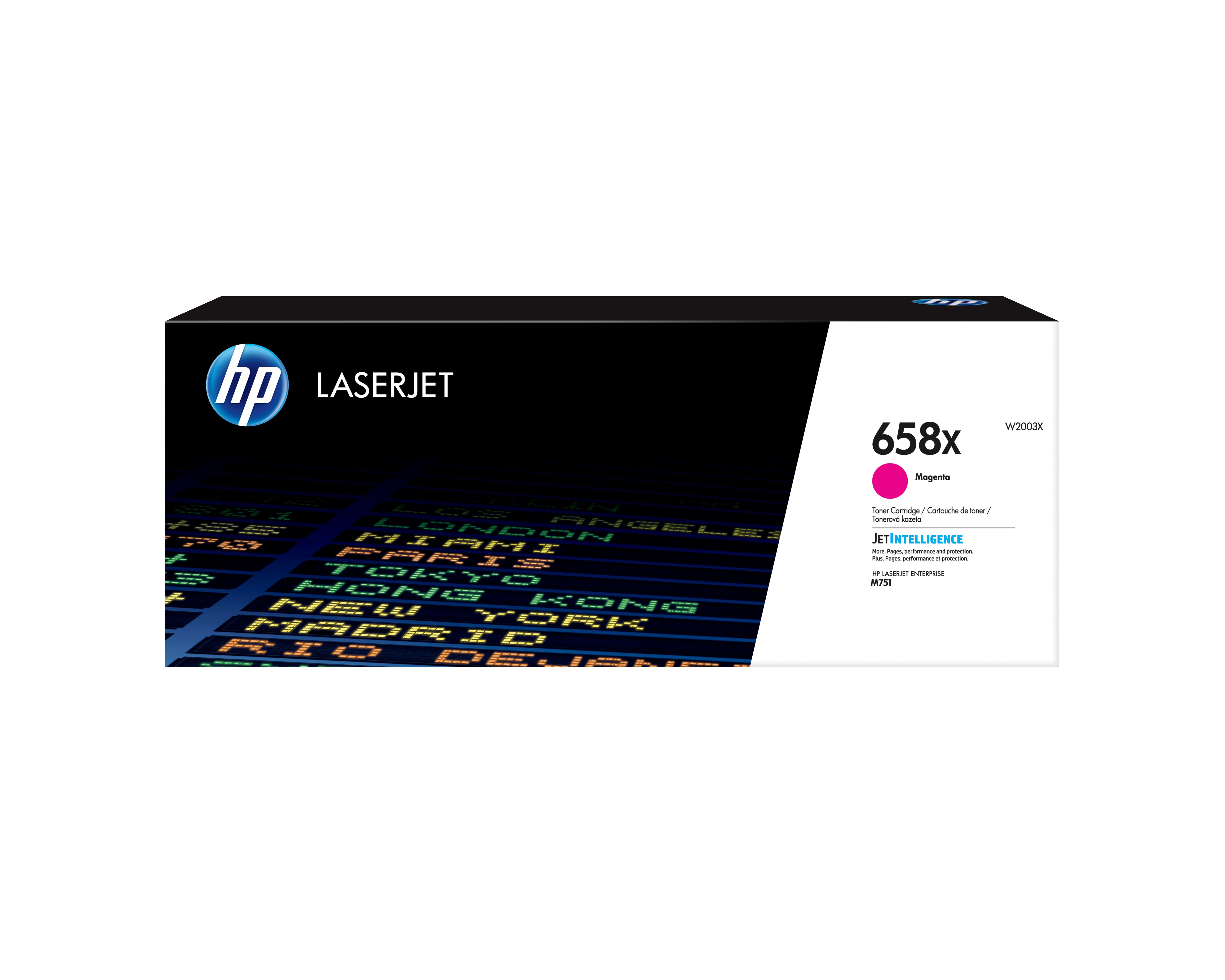 HP 658X High Yield Magenta Original LaserJet Toner Cartridge