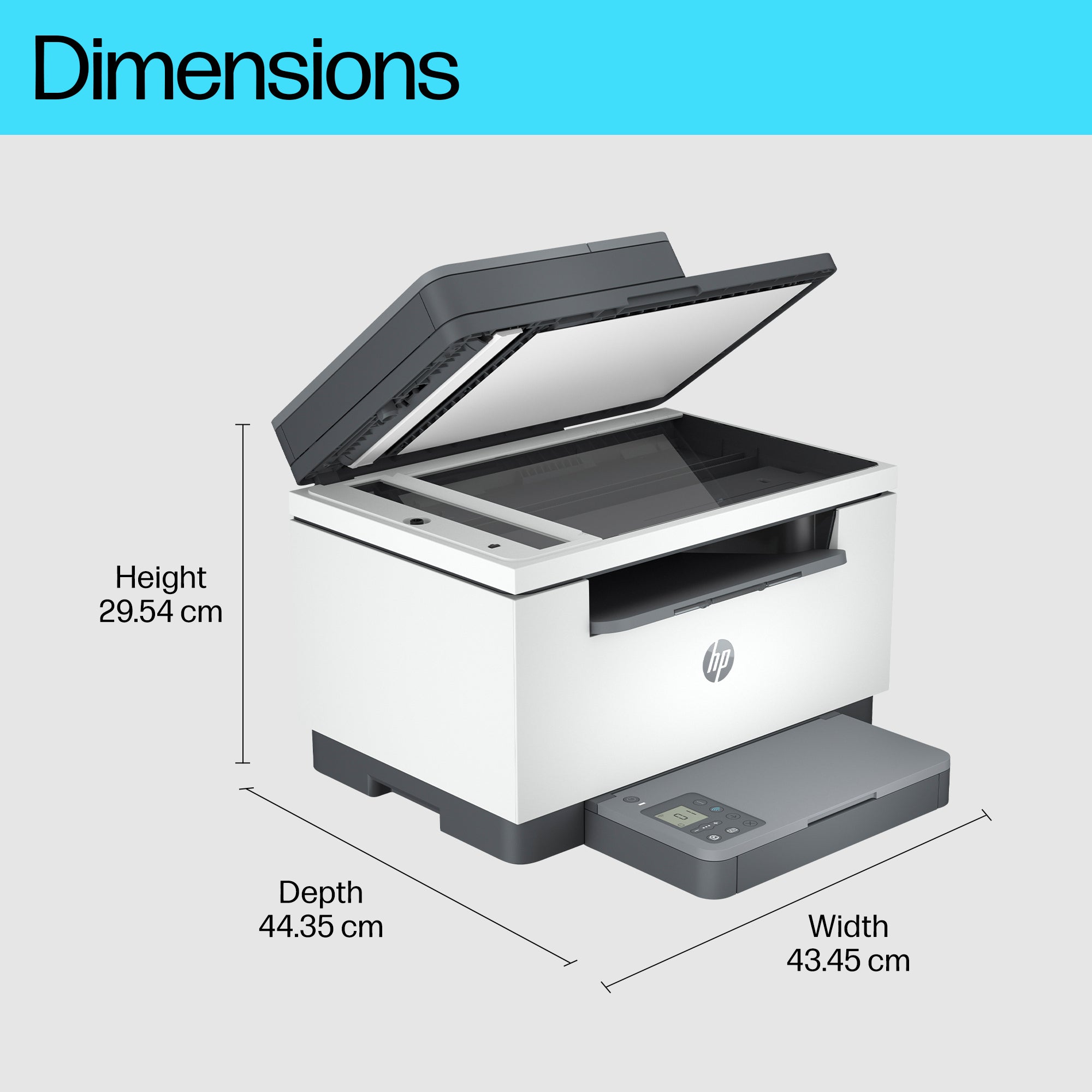 HP LaserJet M234sdw Wireless Multifunction Black and white Printer, Copier, Scanner; Duplex