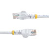 StarTech.com Cat5e Ethernet Patch Cable with Snagless RJ45 Connectors - 5 m, White