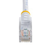 StarTech.com Cat5e Ethernet Patch Cable with Snagless RJ45 Connectors - 5 m, White