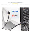 StarTech.com 6ft DisplayPort 2.1 Cable, VESA Certified DP40 DisplayPort Cable w/UHBR10/HDR/HDCP 2.2, 8K 60Hz/4K 144Hz w/DSC 1.2a, 40Gbps, DP 2.1 Cable, UHD Monitor Cord, M/M