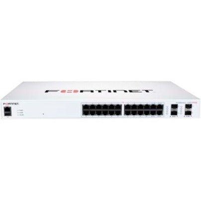 Fortinet FortiSwitch 100 124F-FPOE 24 Ports Manageable Ethernet Switch - Gigabit Ethernet, 10 Gigabit Ethernet - 10/100/1000Base-T, 10GBase-X - Soundz Store AUSTRALIA