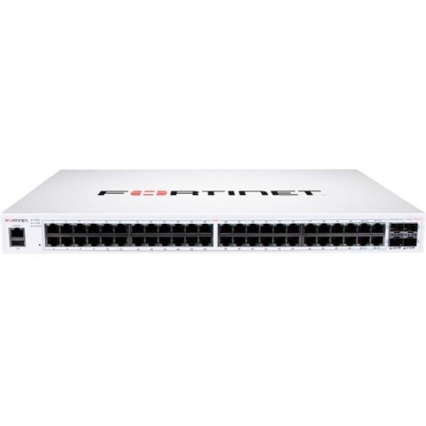 Fortinet FortiSwitch 100 FS-148F-FPOE 48 Ports Manageable Ethernet Switch - Gigabit Ethernet, 10 Gigabit Ethernet - 10/100/1000Base-T, 10GBase-X - Soundz Store AUSTRALIA