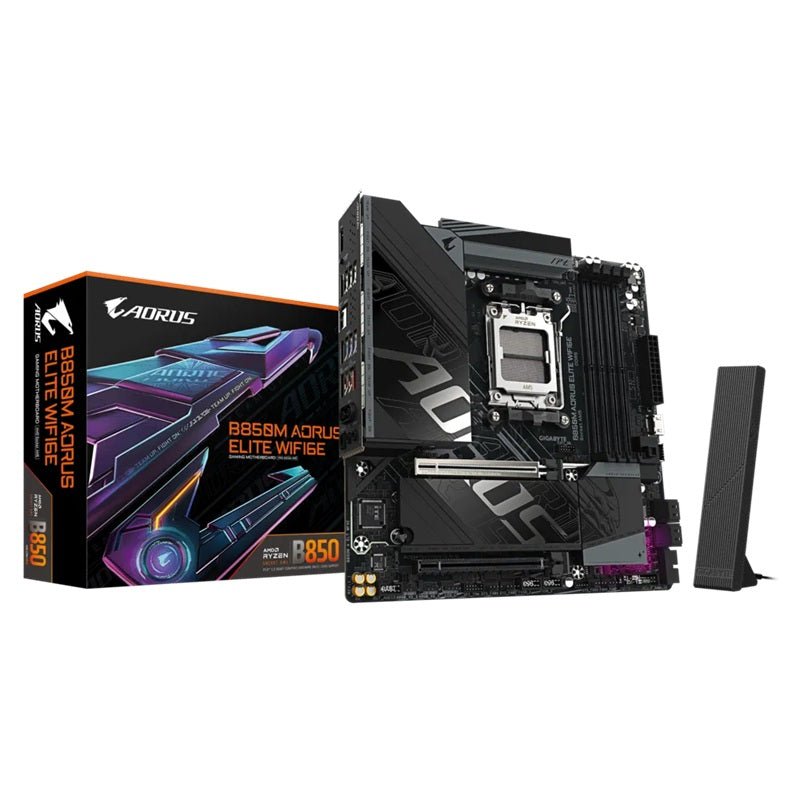Gigabyte B850M A ELT WF6E, AM5 board with B850 chipset, DDR5 256GB, 16x PCIe5, dual M.2, 2.5GbE, Wi-Fi 6E, DP, rich USB SATA, 7.1 audio support - Soundz Store AUSTRALIA