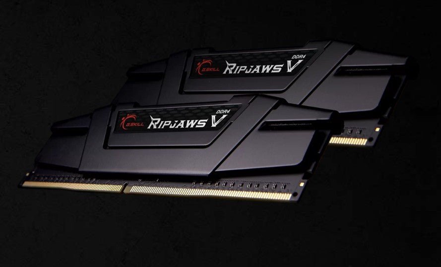 G.SKILL F4-2666C19D-64GVK 64GB (2 x 32GB)/ PC4-21300 / DDR4 2666 Mhz/ Timings 19-19-19-43/ Voltage 1.20V/ Ripjaws V - Soundz Store AUSTRALIA