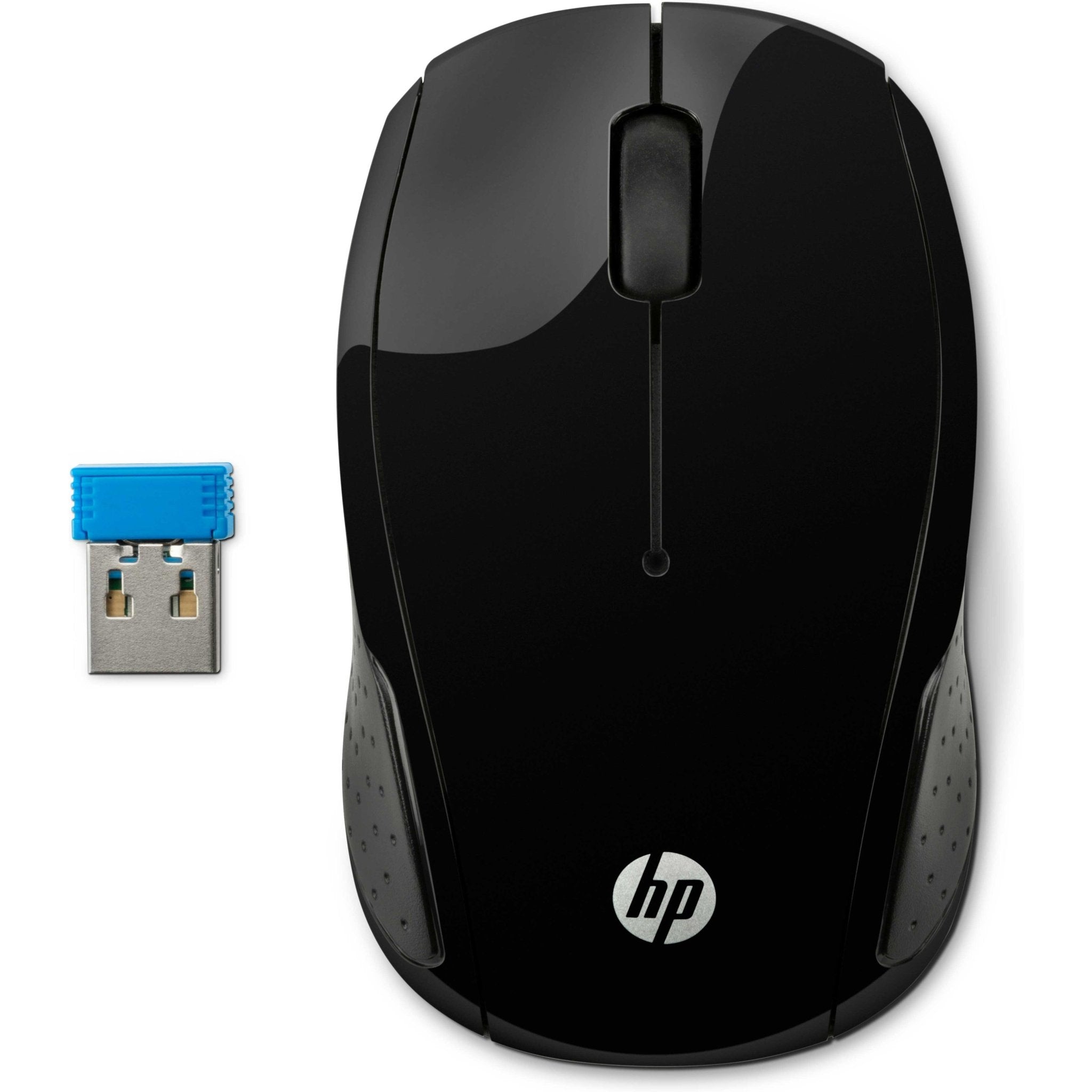 HP 200 Mouse - Radio Frequency - USB - Optical - 2 Button(s) - Black - Soundz Store AUSTRALIA
