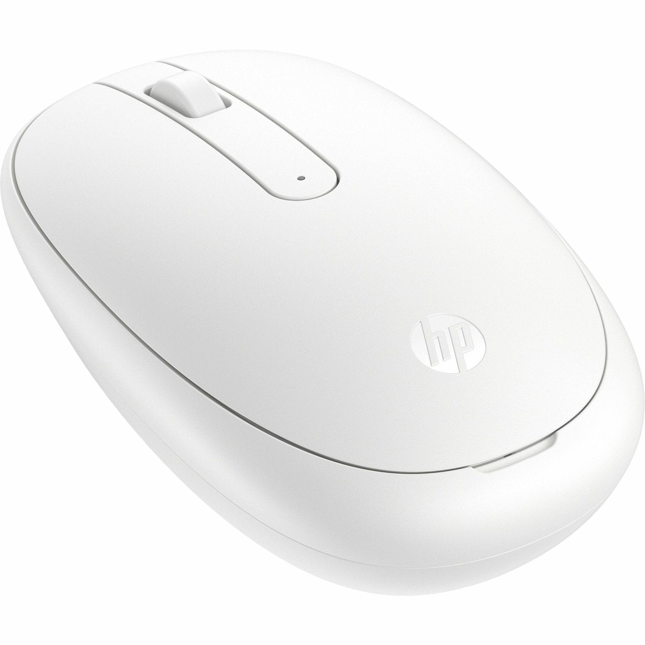 HP 240 Mouse - Bluetooth - Optical - 3 Button(s) - Lunar White - Soundz Store AUSTRALIA