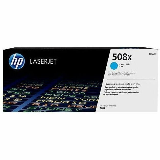 HP 508X (CF361X) Original High Yield Laser Toner Cartridge - Single Pack - Cyan - 1 Each - Soundz Store AUSTRALIA