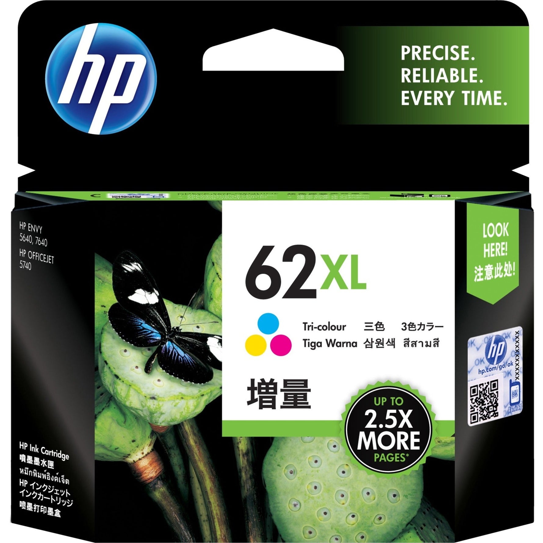 HP 62XL Original Inkjet Ink Cartridge - Tri-colour Pack - Soundz Store AUSTRALIA