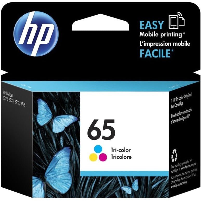 HP 65 Original Standard Yield Inkjet Ink Cartridge - Tri-colour - 1 Pack - Soundz Store AUSTRALIA