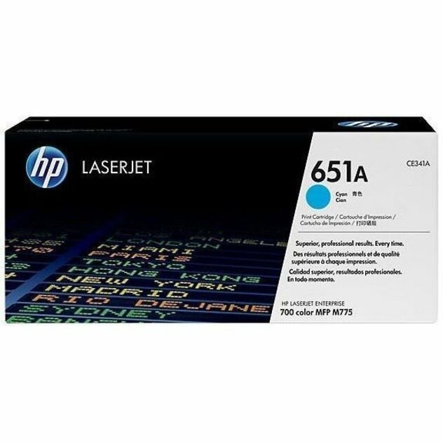 HP 651A (CE341A) Original Laser Toner Cartridge - Single Pack - Cyan - 1 Each - Soundz Store AUSTRALIA