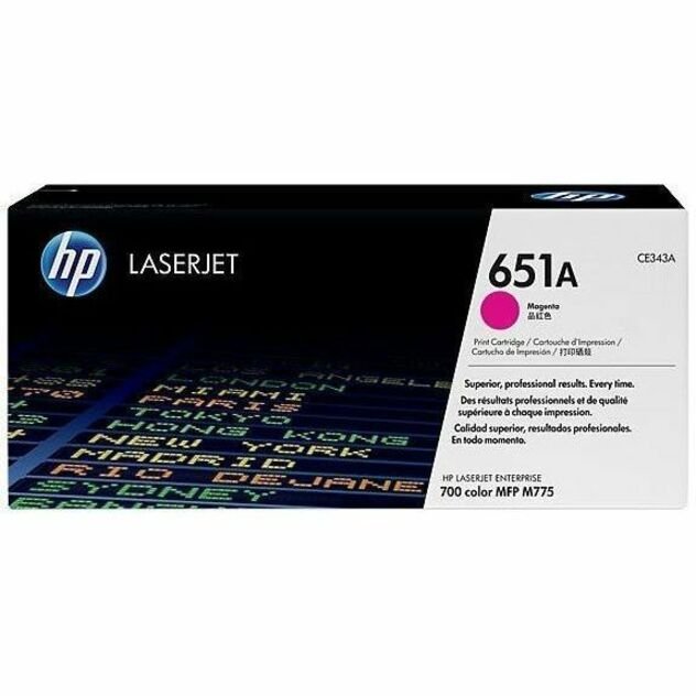 HP 651A (CE343A) Original Laser Toner Cartridge - Single Pack - Magenta - 1 Each - Soundz Store AUSTRALIA