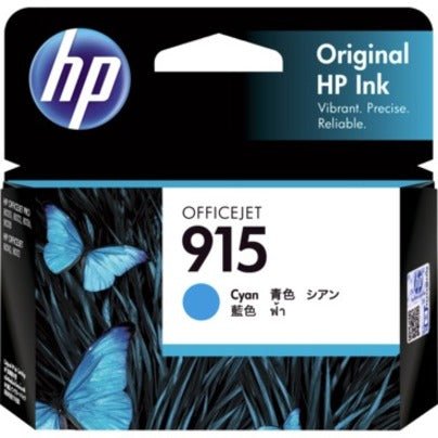HP 915 Original Inkjet Ink Cartridge - Cyan - 1 Each - Soundz Store AUSTRALIA