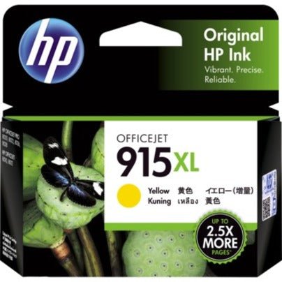 HP 915XL Original High Yield Inkjet Ink Cartridge - Yellow Pack - Soundz Store AUSTRALIA