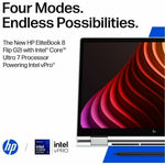 HP EliteBook 8 Flip G2i 13.3' Touchscreen Copilot+ PC Notebook - WUXGA - Intel Core Ultra 5 Series 3 325 - 16 GB - 512 GB SSD - Glacier Silver - Soundz Store AUSTRALIA