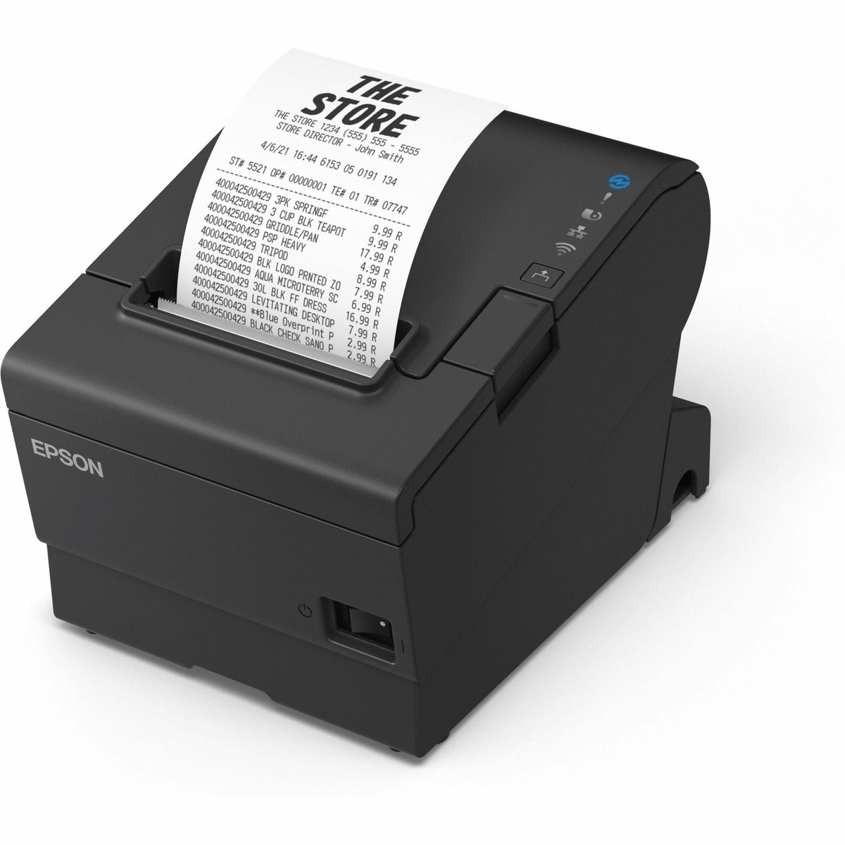 HP Hospitality Direct Thermal Printer - Monochrome - Portable - Receipt Print - USB - Serial - With Cutter - Black - Soundz Store AUSTRALIA