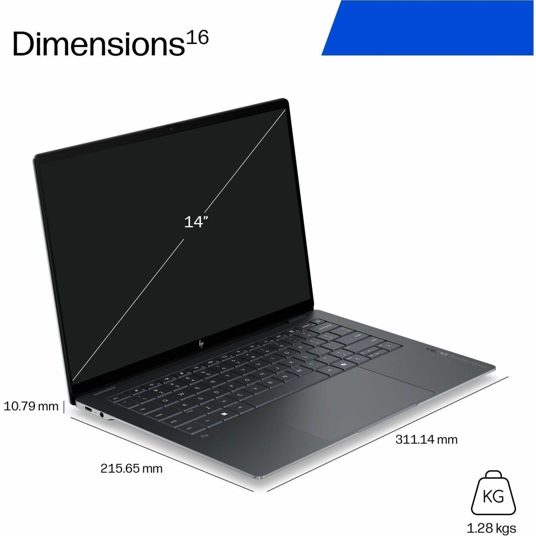 HP OmniBook Ultra 14-kd0000 14-kd0064TU 14' Touchscreen Notebook - 3K - 120 Hz - Intel Core Ultra 9 386H - Intel Evo Platform - 32 GB - 1 TB SSD - Eclipse Gray Aluminum - Soundz Store AUSTRALIA