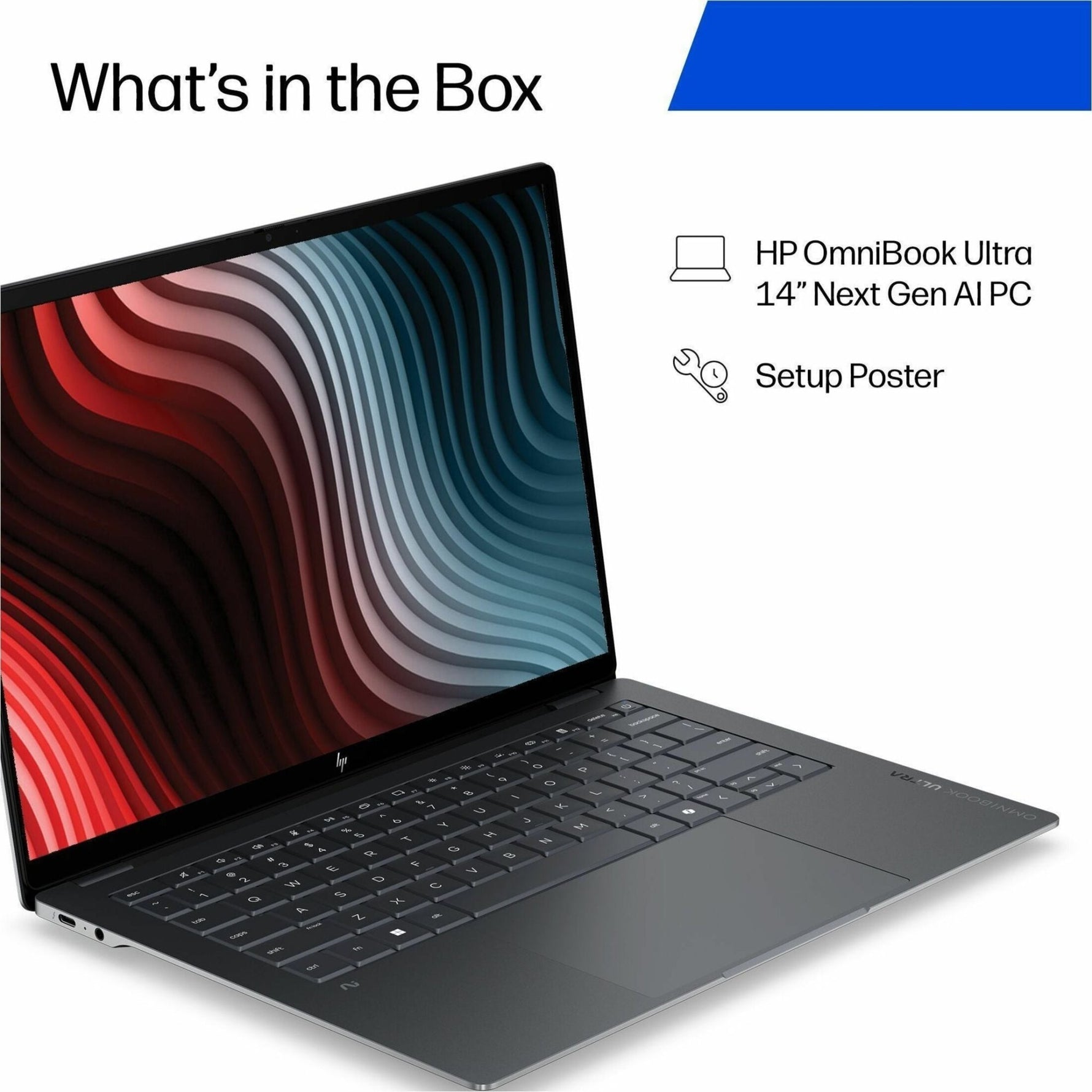 HP OmniBook Ultra 14-kd0000 14-kd0064TU 14' Touchscreen Notebook - 3K - 120 Hz - Intel Core Ultra 9 386H - Intel Evo Platform - 32 GB - 1 TB SSD - Eclipse Gray Aluminum - Soundz Store AUSTRALIA