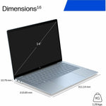 HP OmniBook Ultra 14-kg0017QU 14' Touchscreen Copilot+ PC Notebook - 2.8K - 120 Hz - Qualcomm Snapdragon X2 Elite X2E-90-100 - 32 GB - 1 TB SSD - Stone Blue - Soundz Store AUSTRALIA