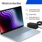 HP OmniBook Ultra 14-kg0017QU 14' Touchscreen Copilot+ PC Notebook - 2.8K - 120 Hz - Qualcomm Snapdragon X2 Elite X2E-90-100 - 32 GB - 1 TB SSD - Stone Blue - Soundz Store AUSTRALIA