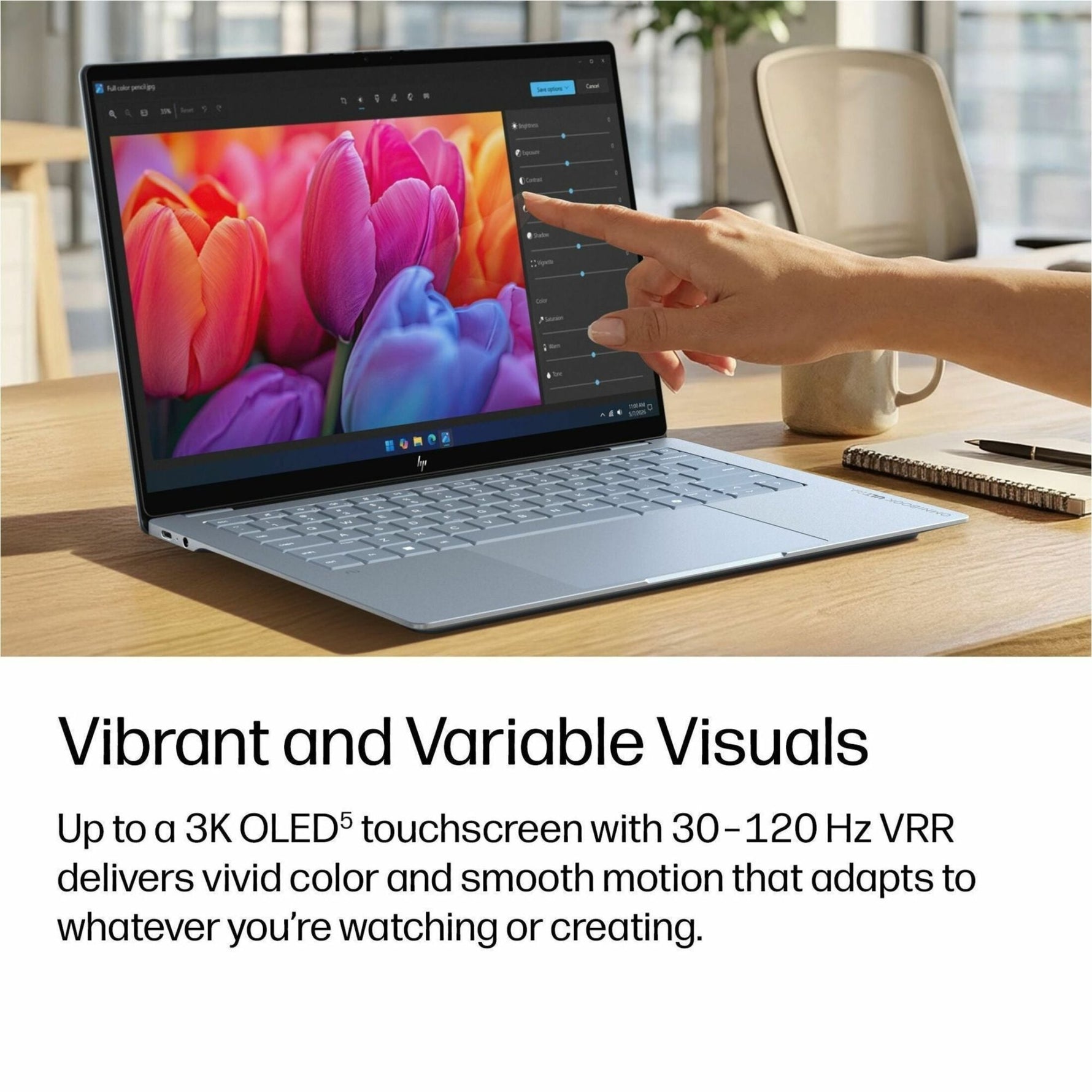 HP OmniBook Ultra 14-kg0017QU 14' Touchscreen Copilot+ PC Notebook - 2.8K - 120 Hz - Qualcomm Snapdragon X2 Elite X2E-90-100 - 32 GB - 1 TB SSD - Stone Blue - Soundz Store AUSTRALIA