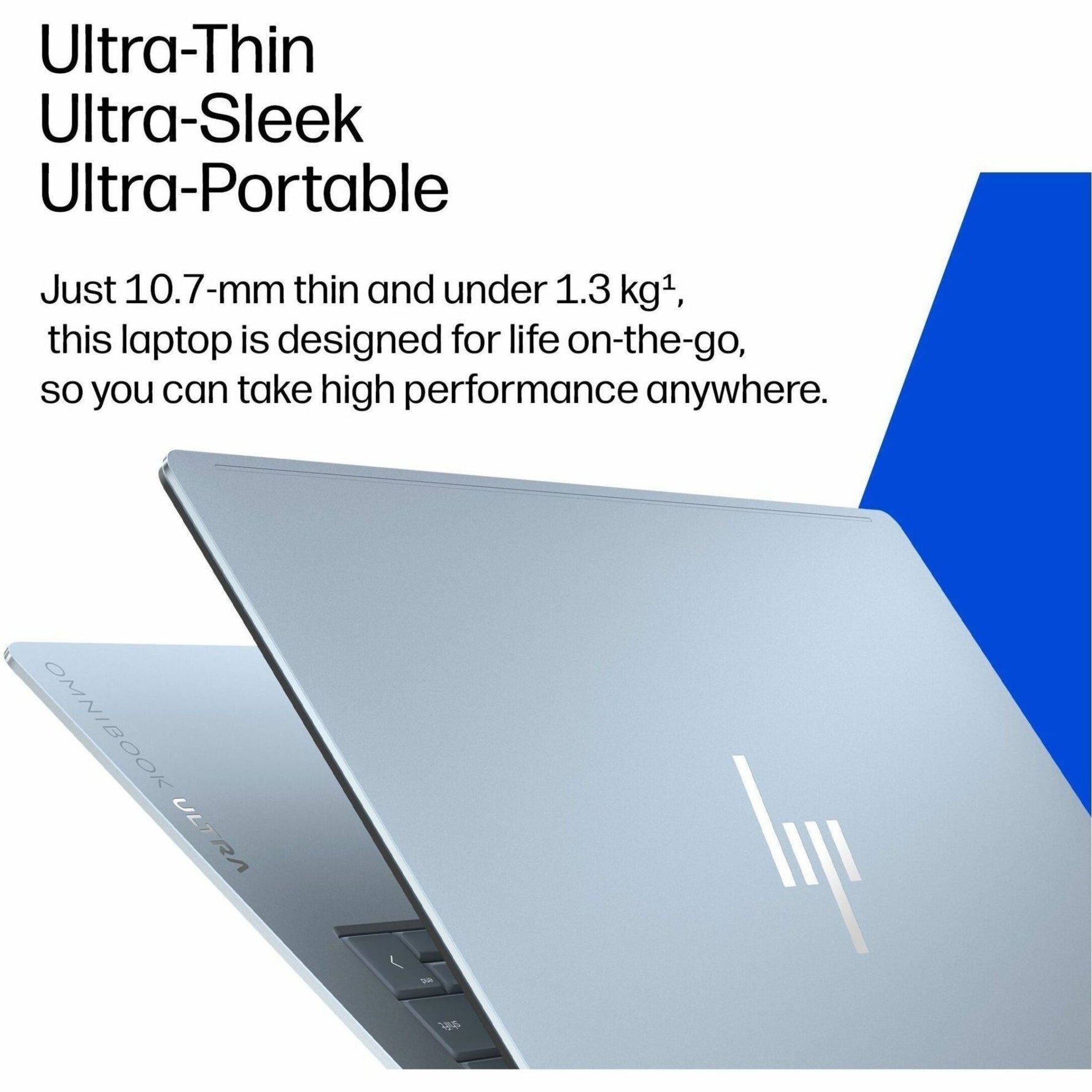 HP OmniBook Ultra 14-kg0017QU 14' Touchscreen Copilot+ PC Notebook - 2.8K - 120 Hz - Qualcomm Snapdragon X2 Elite X2E-90-100 - 32 GB - 1 TB SSD - Stone Blue - Soundz Store AUSTRALIA