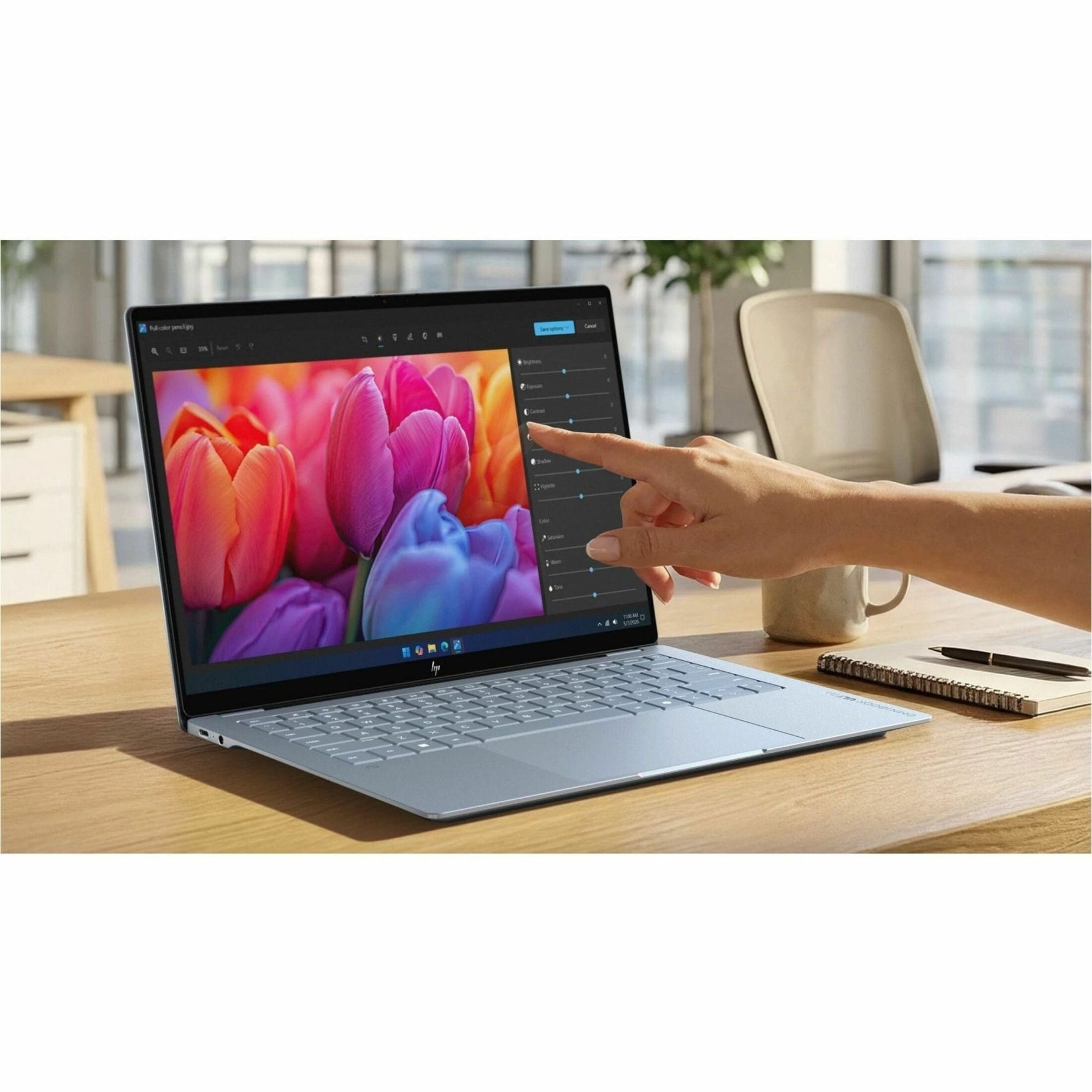 HP OmniBook Ultra 14-kg0017QU 14' Touchscreen Copilot+ PC Notebook - 2.8K - 120 Hz - Qualcomm Snapdragon X2 Elite X2E-90-100 - 32 GB - 1 TB SSD - Stone Blue - Soundz Store AUSTRALIA