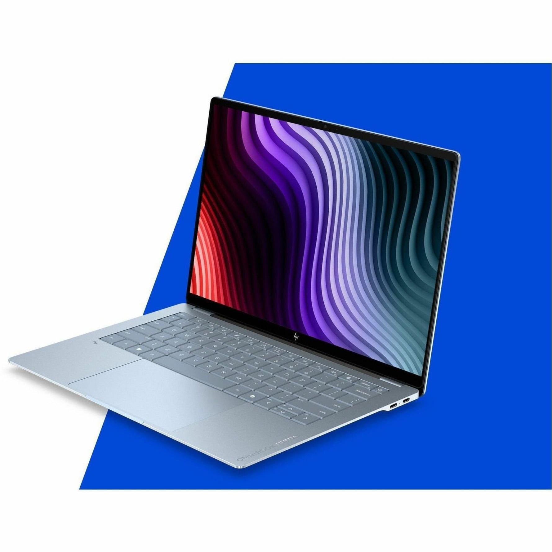 HP OmniBook Ultra 14-kg0017QU 14' Touchscreen Copilot+ PC Notebook - 2.8K - 120 Hz - Qualcomm Snapdragon X2 Elite X2E-90-100 - 32 GB - 1 TB SSD - Stone Blue - Soundz Store AUSTRALIA