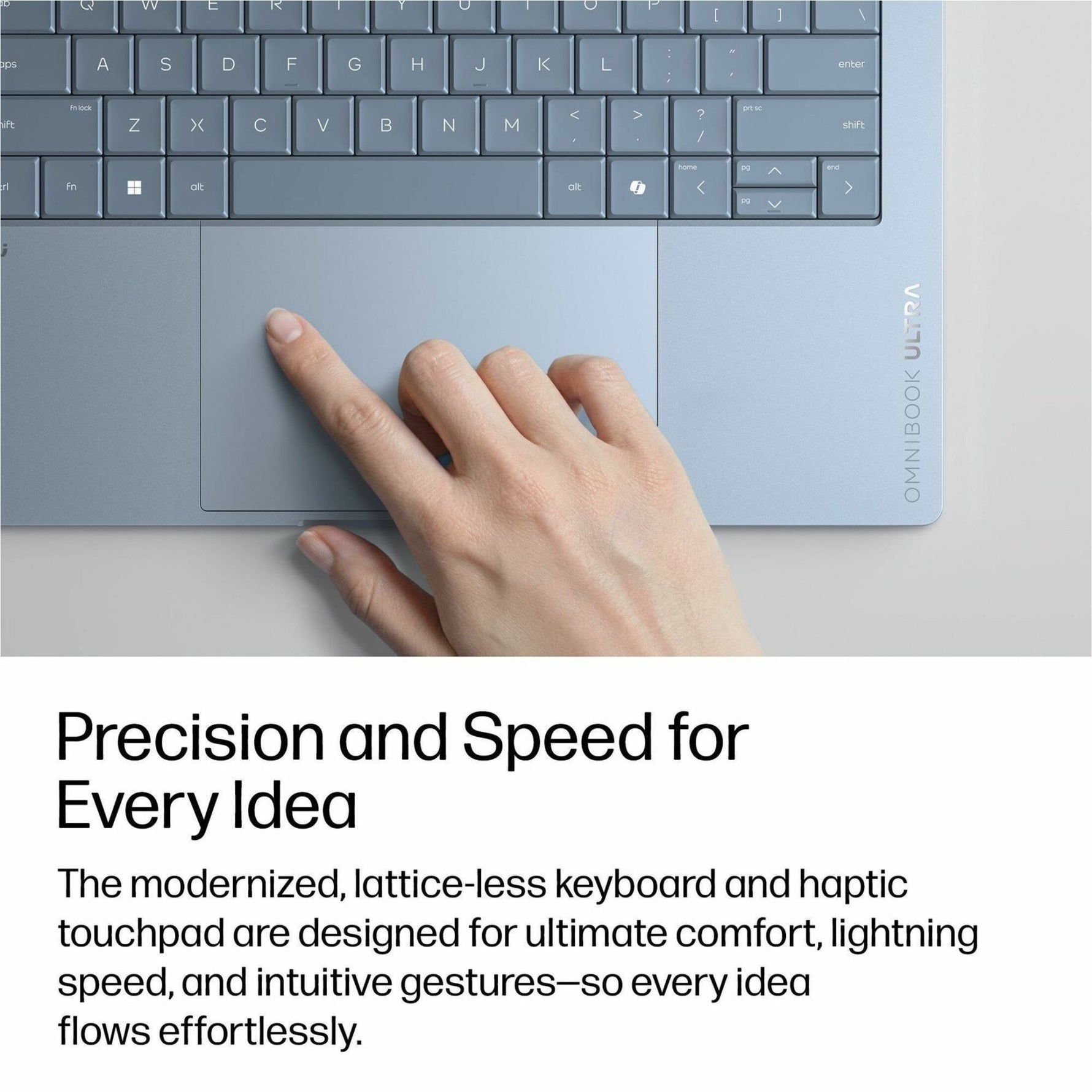 HP OmniBook Ultra 14-kg0017QU 14' Touchscreen Copilot+ PC Notebook - 2.8K - 120 Hz - Qualcomm Snapdragon X2 Elite X2E-90-100 - 32 GB - 1 TB SSD - Stone Blue - Soundz Store AUSTRALIA