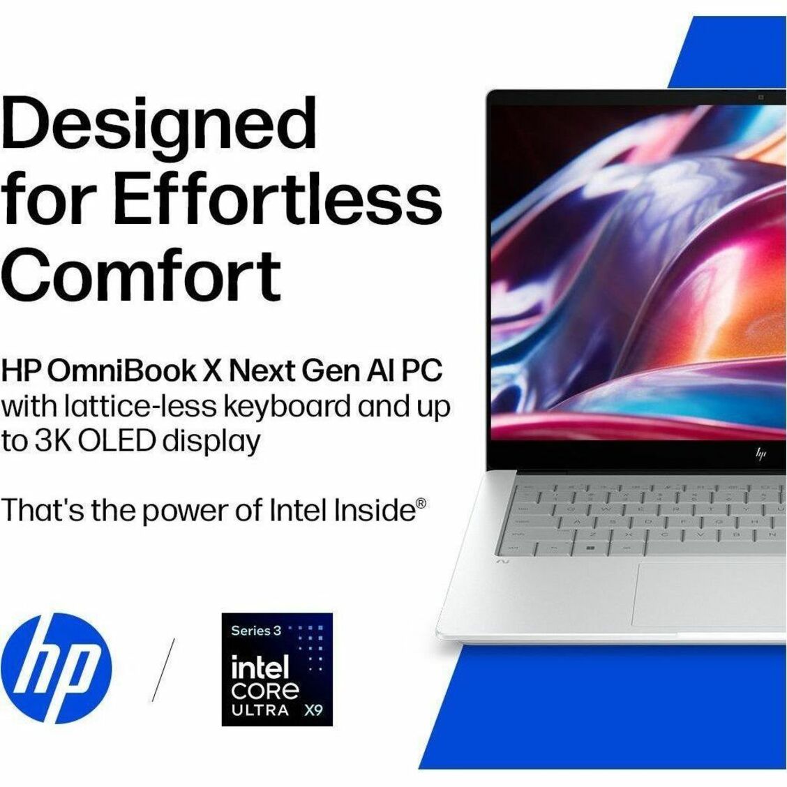 HP OmniBook X 14-ka0065TU 14' Copilot+ PC Notebook - WUXGA - Intel Core Ultra 7 Series 3 356H - 32 GB - 1 TB SSD - Glacier Silver Aluminum - Soundz Store AUSTRALIA