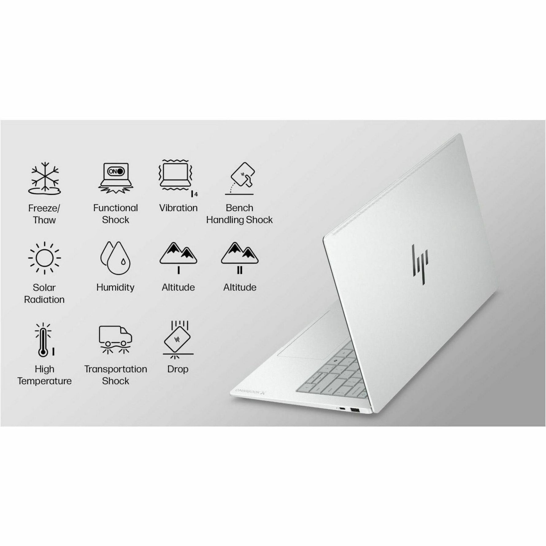 HP OmniBook X 14-ka0065TU 14' Copilot+ PC Notebook - WUXGA - Intel Core Ultra 7 Series 3 356H - 32 GB - 1 TB SSD - Glacier Silver Aluminum - Soundz Store AUSTRALIA