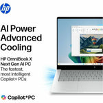 HP OmniBook X 14-ka0065TU 14' Copilot+ PC Notebook - WUXGA - Intel Core Ultra 7 Series 3 356H - 32 GB - 1 TB SSD - Glacier Silver Aluminum - Soundz Store AUSTRALIA