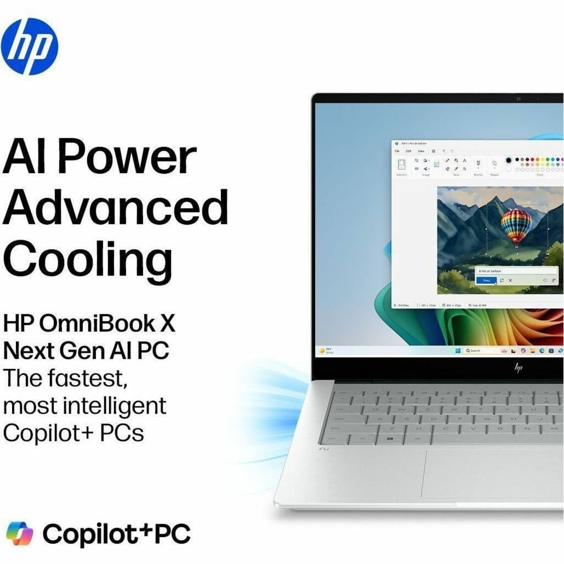 HP OmniBook X 14-ka0065TU 14' Copilot+ PC Notebook - WUXGA - Intel Core Ultra 7 Series 3 356H - 32 GB - 1 TB SSD - Glacier Silver Aluminum - Soundz Store AUSTRALIA