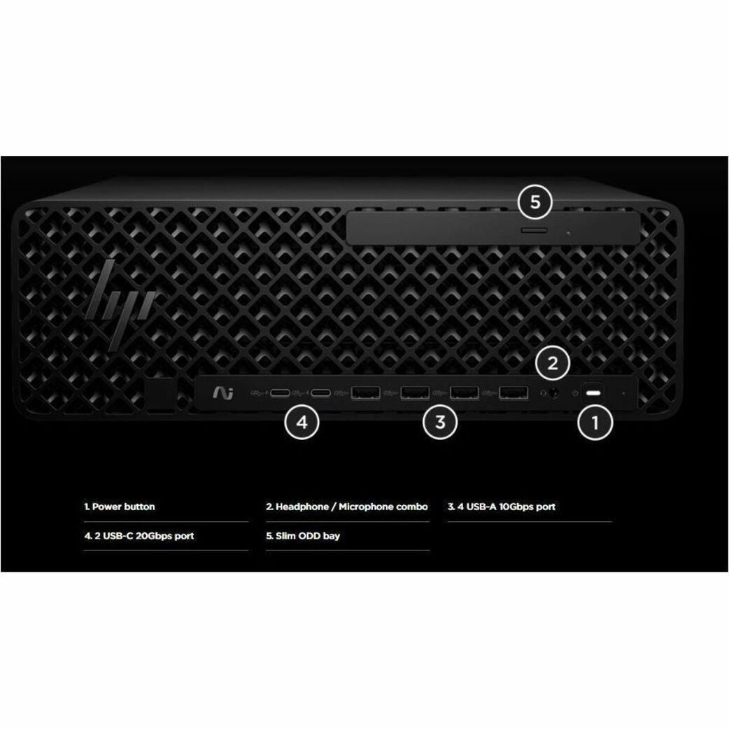 HP Z2 G1i Workstation - 1 x Intel Core Ultra 7 265 - 32 GB - 1 TB SSD - Small Form Factor - Black - Soundz Store AUSTRALIA