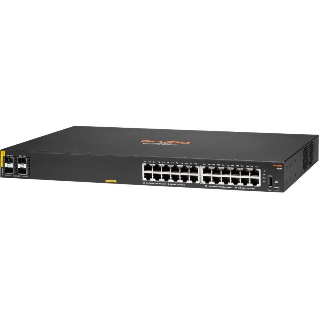 HPE 6100 24 Ports Manageable Ethernet Switch - Gigabit Ethernet, 10 Gigabit Ethernet - 10/100/1000Base-T, 10GBase-X - Soundz Store AUSTRALIA