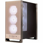 In Win DLITE IW-CS-DLITEBRO-4XM120 Computer Case - ATX Motherboard Supported - Mid-tower - Mesh, SPCC, Tempered Glass, Aluminium, Acrylonitrile Butadiene Styrene (ABS) - Mocha Bronze - Soundz Store AUSTRALIA