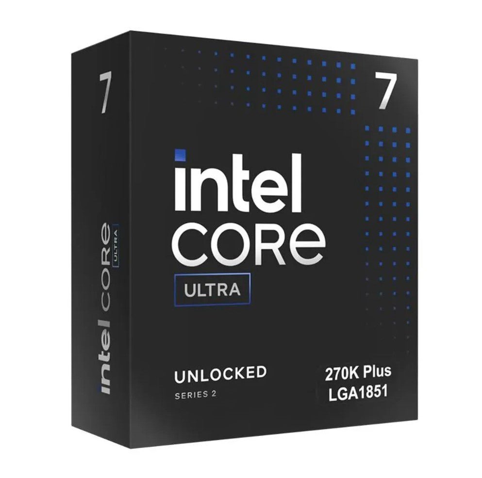 Intel Core Ultra 7 processor 270K Plus LGA1851 (36M Cache, up to 5.50 GHz)(15th Gen), Integrated Graphics Please note: No CPU Cooler Included - Soundz Store AUSTRALIA